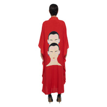 Load image into Gallery viewer, GEISHA HAND DEEP V KAFTAN