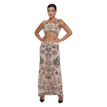 Load image into Gallery viewer, PUSHKA PAINT HALTER TOP
