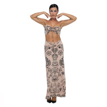 Load image into Gallery viewer, PUSHKA PAINT STRAPLESS TOP
