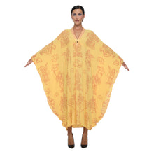 Load image into Gallery viewer, INDIAN PAINT BRUSH NEW DEEP V KAFTAN
