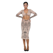 Load image into Gallery viewer, DIVINE RING MIDI SKIRT
