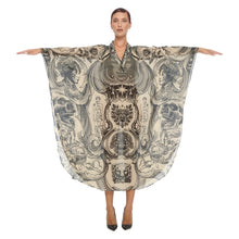 Load image into Gallery viewer, ESOTERIC YARDAGE DEEP V KAFTAN

