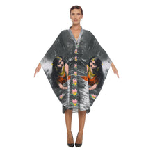 Load image into Gallery viewer, LOTUS LADY HAND PAINTED DEEP V KAFTAN

