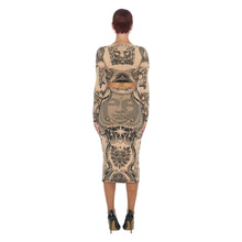 Load image into Gallery viewer, ESOTERIC YARDAGE MIDI  RINGSKIRT
