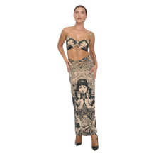 Load image into Gallery viewer, CURRENCY CHAOS STRAPLESS TOP
