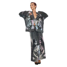 Load image into Gallery viewer, LOTUS LADY BUTTON KIMONO JACKET
