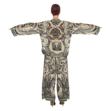 Load image into Gallery viewer, ESOTERIC YARDAGE BUTTON KIMONO JACKET
