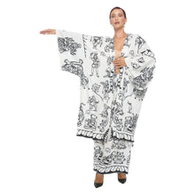 Load image into Gallery viewer, INDIAN PAINT BRUSH SUNSET KIMONO
