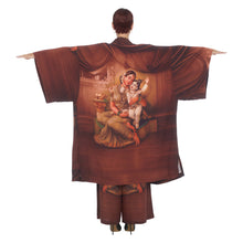 Load image into Gallery viewer, BABY KRISHNA DIGITAL SUNSET KIMONO
