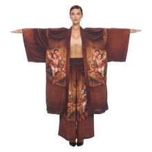 Load image into Gallery viewer, BABY KRISHNA DIGITAL SUNSET KIMONO
