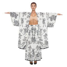 Load image into Gallery viewer, INDIAN PAINT BRUSH SUNSET KIMONO
